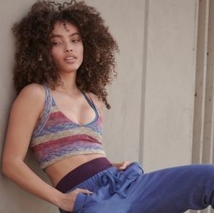 Free People Movement Hype The Stripe Crop Tank XS/S